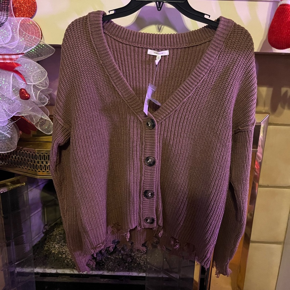 Crop sweater